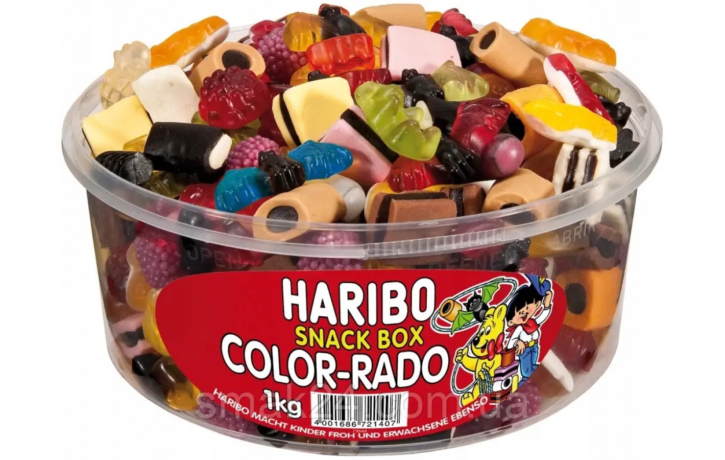 Желейні цукерки Haribo Color-Rado (фруктове асорті) 1000г Німеччина
