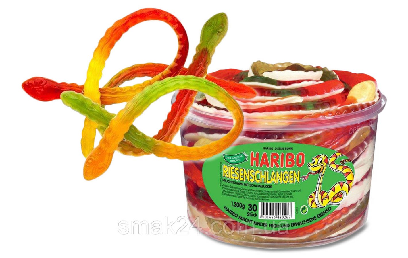 Желейні цукерки Haribo ANACONDA (30шт) 1200 Німеччина