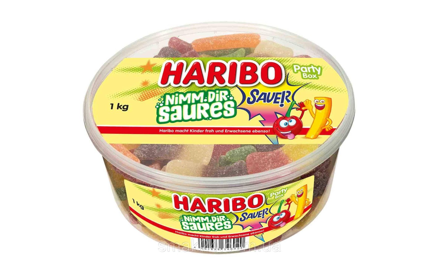 Желейные конфеты Кисло-Фруктовые Haribo Nimm Dir Saures 1000г Германия