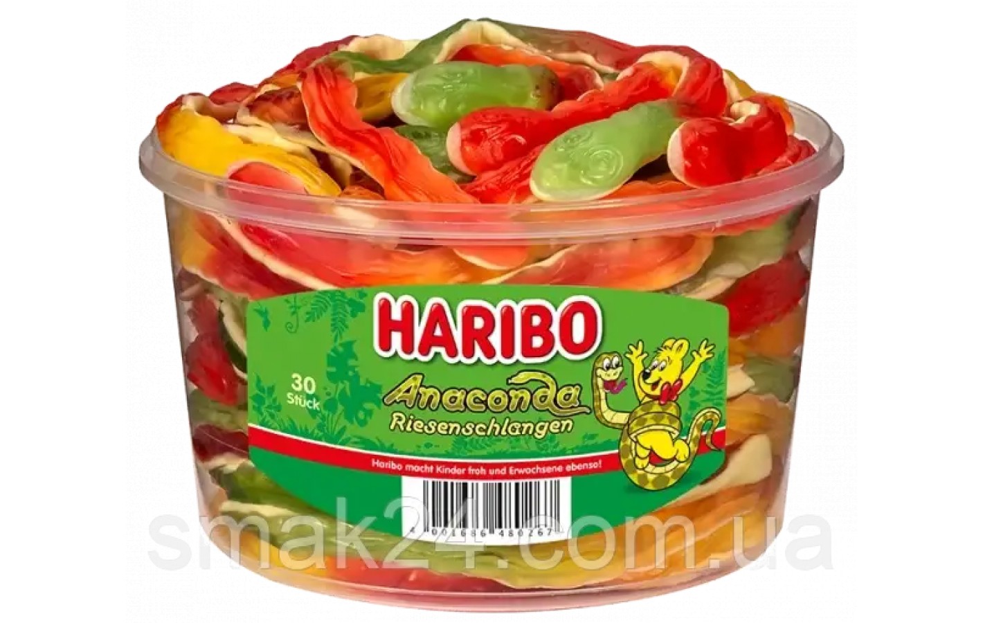 Желейні цукерки Haribo ANACONDA (30шт) 1200 Німеччина