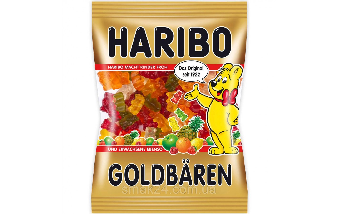 Желейные конфеты  Золотой мишка Goldbären Haribo 240г Германия