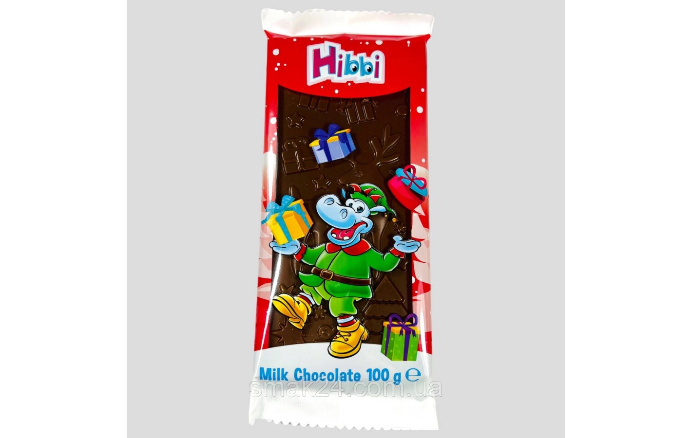 Шоколад молочный Рождество Hibbi  Польша 100г