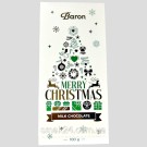 Шоколад молочный  Рождество Baron Merry Christmas Польша 100г