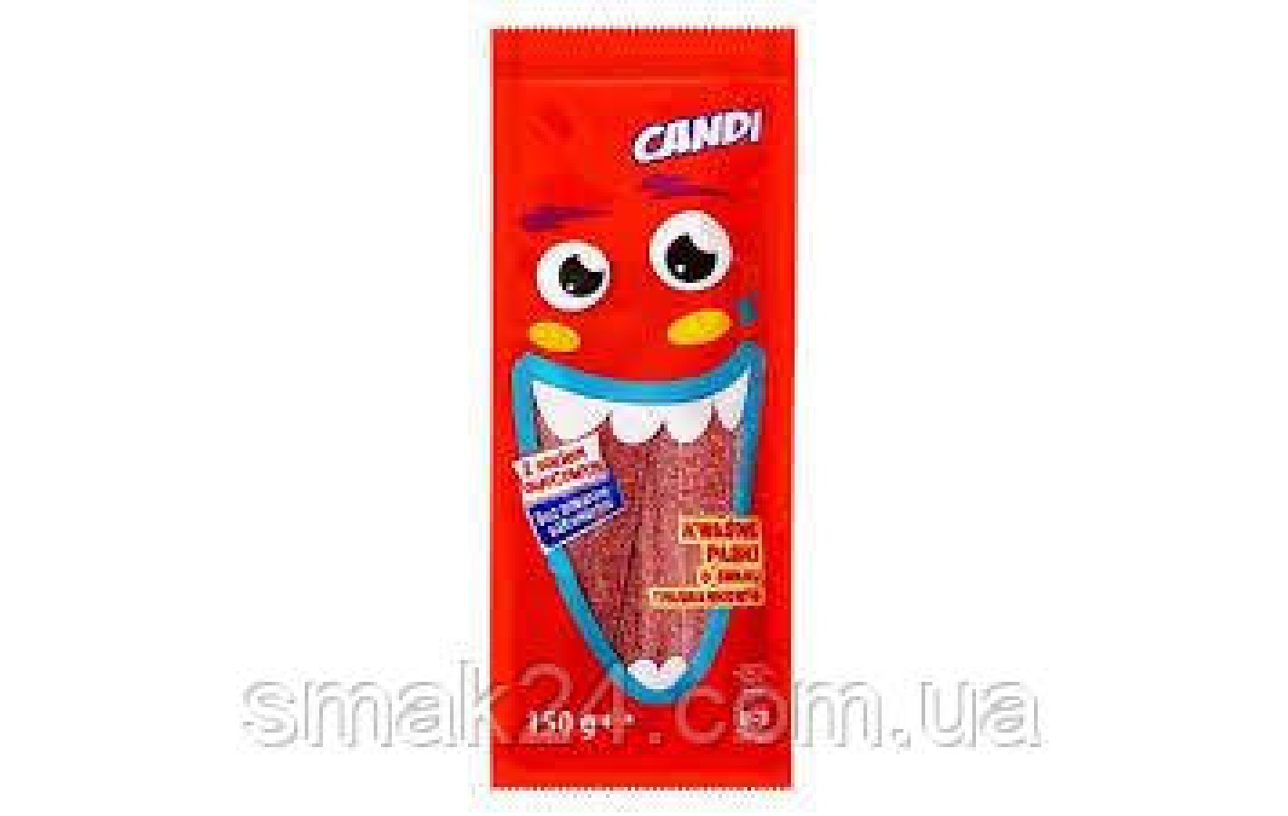 Желейні цукерки кислі зі смаком Полуниці Candi Strawberry 150 г