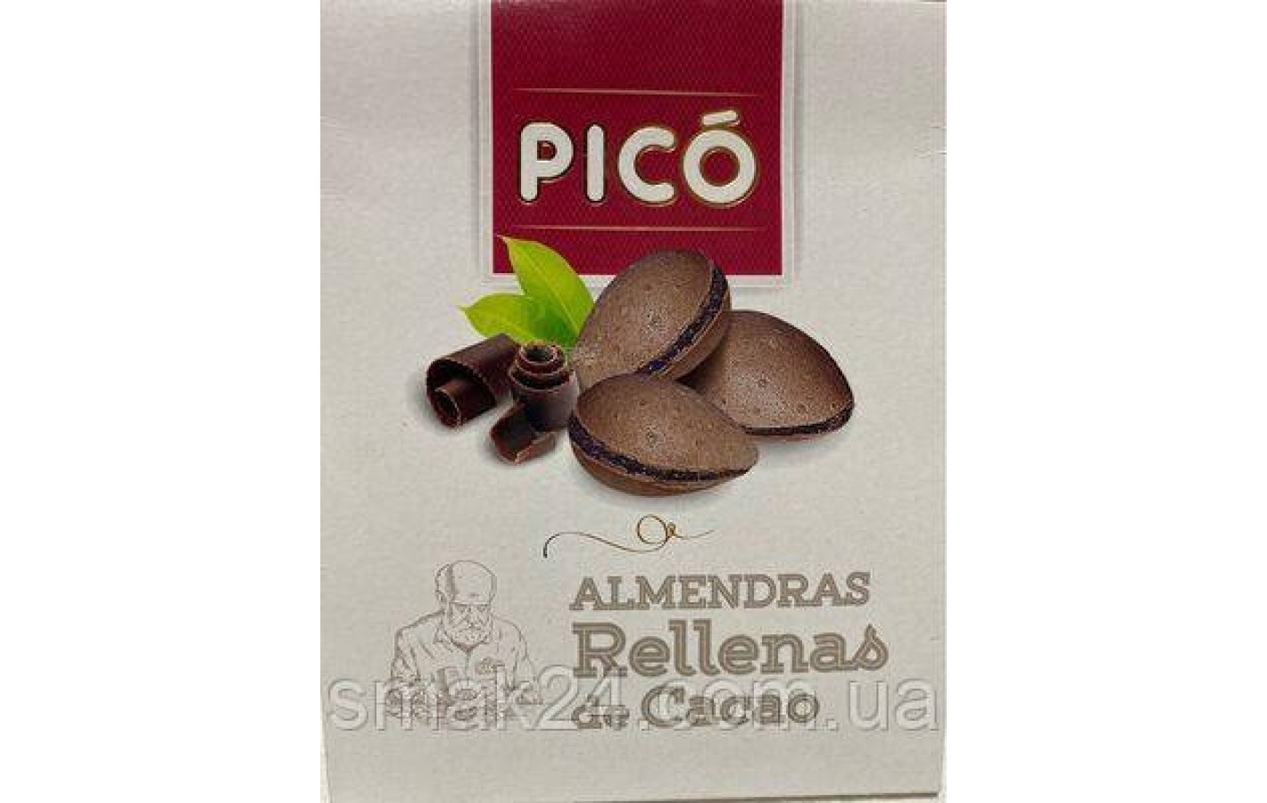 Цукерки Мигдальна нуга Pico Almendras Rellenas de Cacao 150 г Іспанія