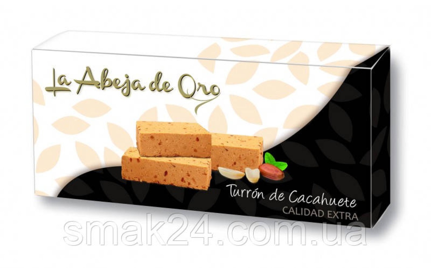 Туррон (Нуга) Арахісова м'яка La Abeja de Oro Turron Blando de Cacahuete 200 г Іспанія