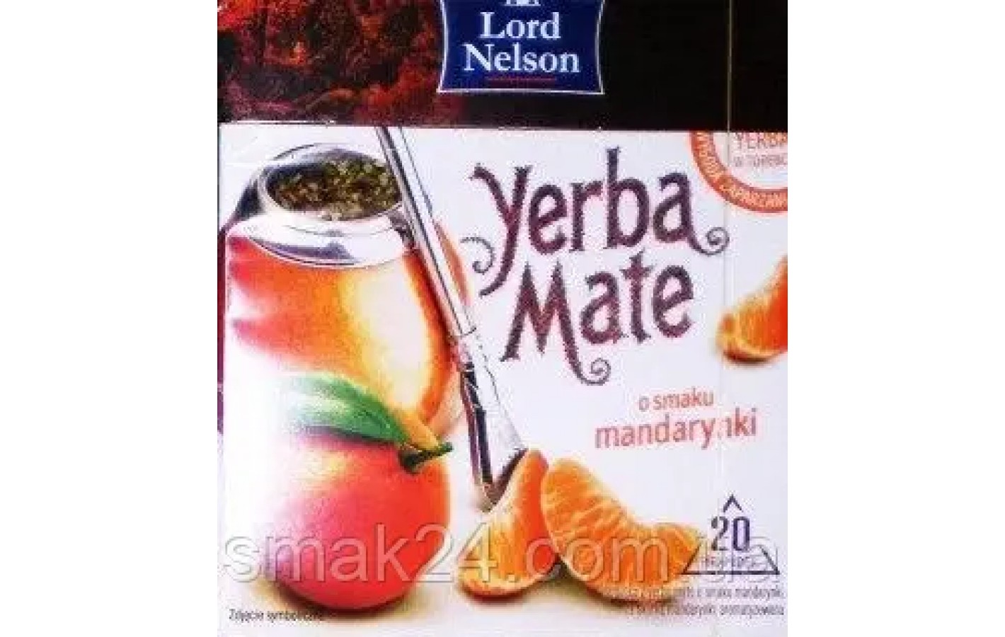 Чай со вкусом Алоэ и Граната Lord Nelson Yerba Mate o smaku Aloesowym ze Granatu  20пакет. Польша