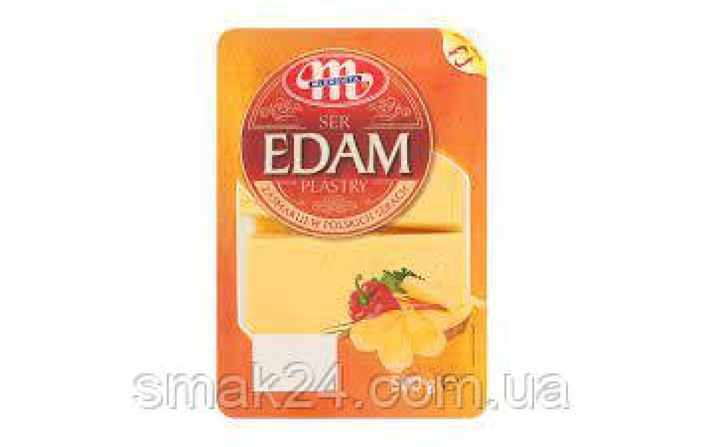 Сыр слайсами ЭДАМ  Mlekovita EDAM 500г Польша