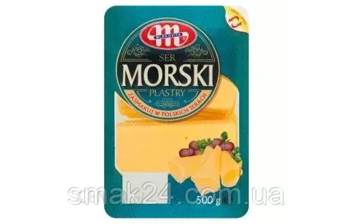 Сыр слайсами Mlekovita Morski 500г Польша