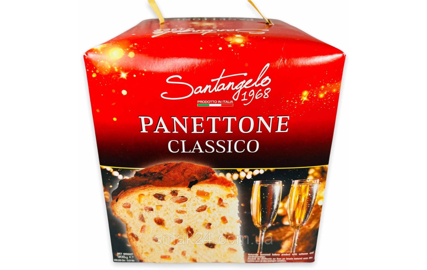 Панеттоне изюм и цукаты Santagelo PANETTONE tradizionale 908г Италия