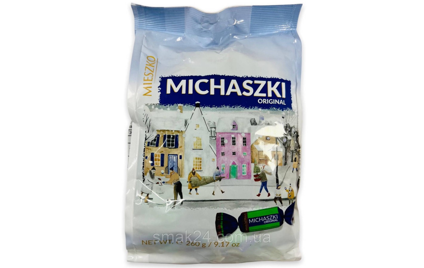 Конфеты шоколадные с арахисом Mieszko Michaszki Original 260 г Польша