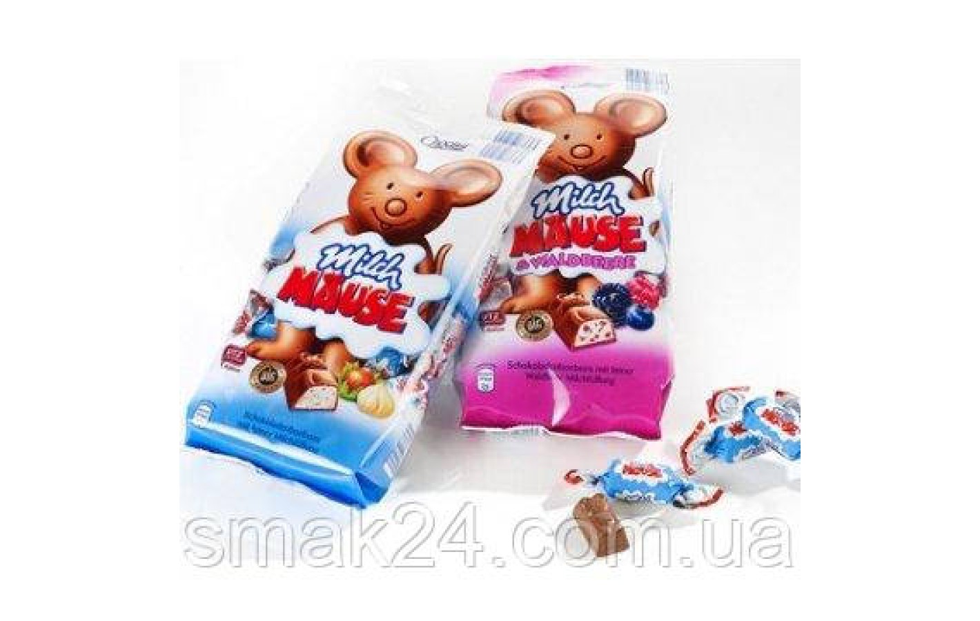 Шоколадні цукерки з карамельно-вершковою начинкою Choceur Milch Mause Caramel 210г Німеччина