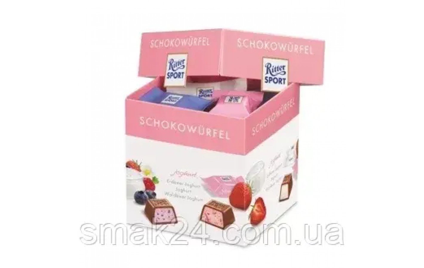 Мини-шоколад Ritter Sport 5 вкусов Schokowurfel 192 г (24шт)  Германия
