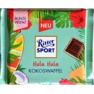 Шоколад Кокосовая вафля Ritter Sport Hula Hula Kokoswaffel 100г Германия