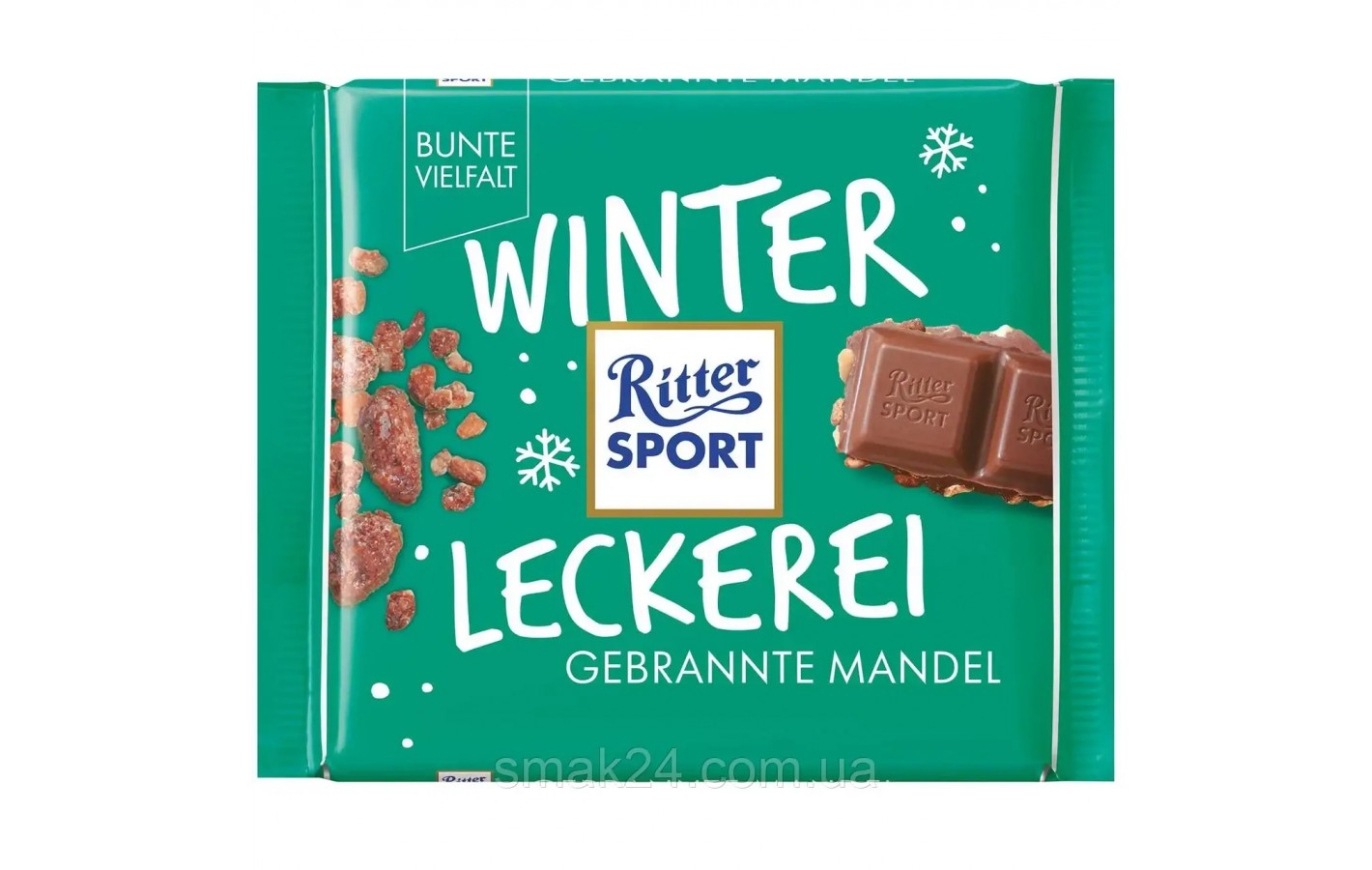 Шоколад Кокосовое миндальное печенье Ritter Sport Kokosmakrone Германия 100г