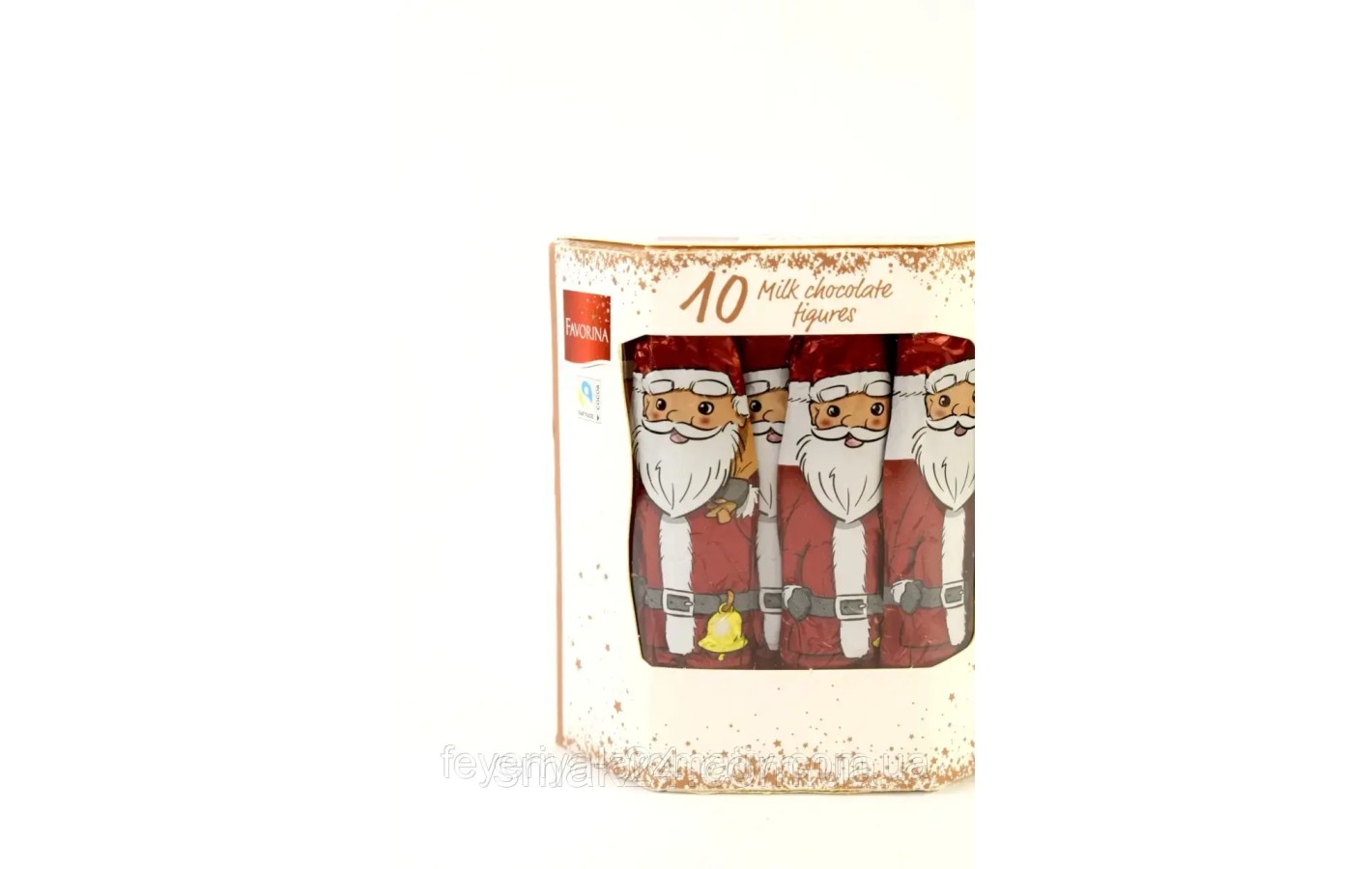 Шоколадні Санта-Клауси Favorina Santa Clauses (10штх12,5г) 125 г Німеччина