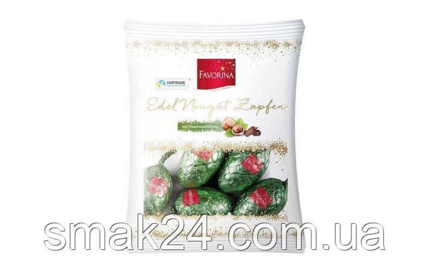 Шоколадные шишки с начинкой миндальная нуга Favorina edel nougat zapfen 150г Германия