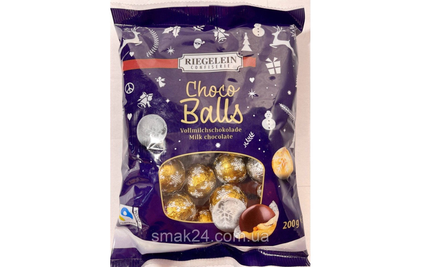 Шоколадні кульки Riegelein Choco Balls 200г Німеччина