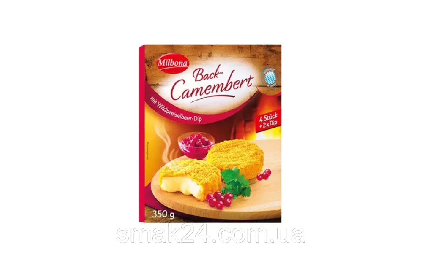 Камамбер із журавлинним соусом Milbona Back-Camembert 350 г Німеччина