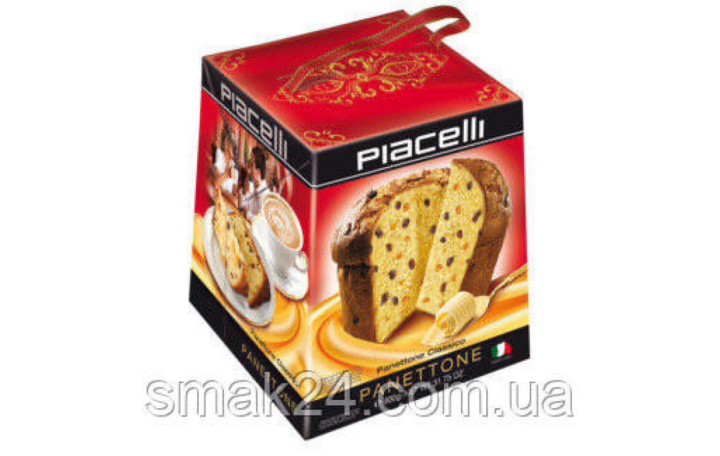 Панеттоне изюм и цукаты  Piacelli panettone classico 500г Италия