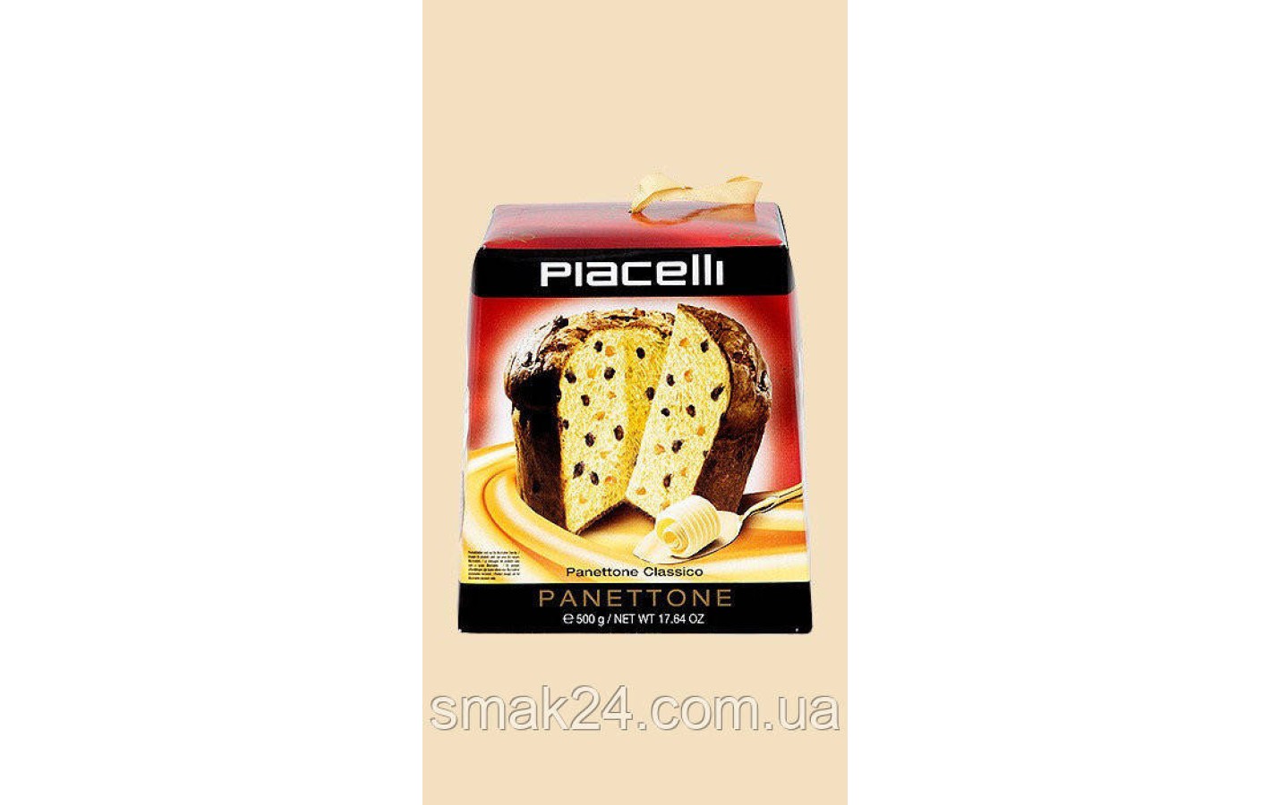 Панеттоне изюм и цукаты  Piacelli panettone classico 500г Италия