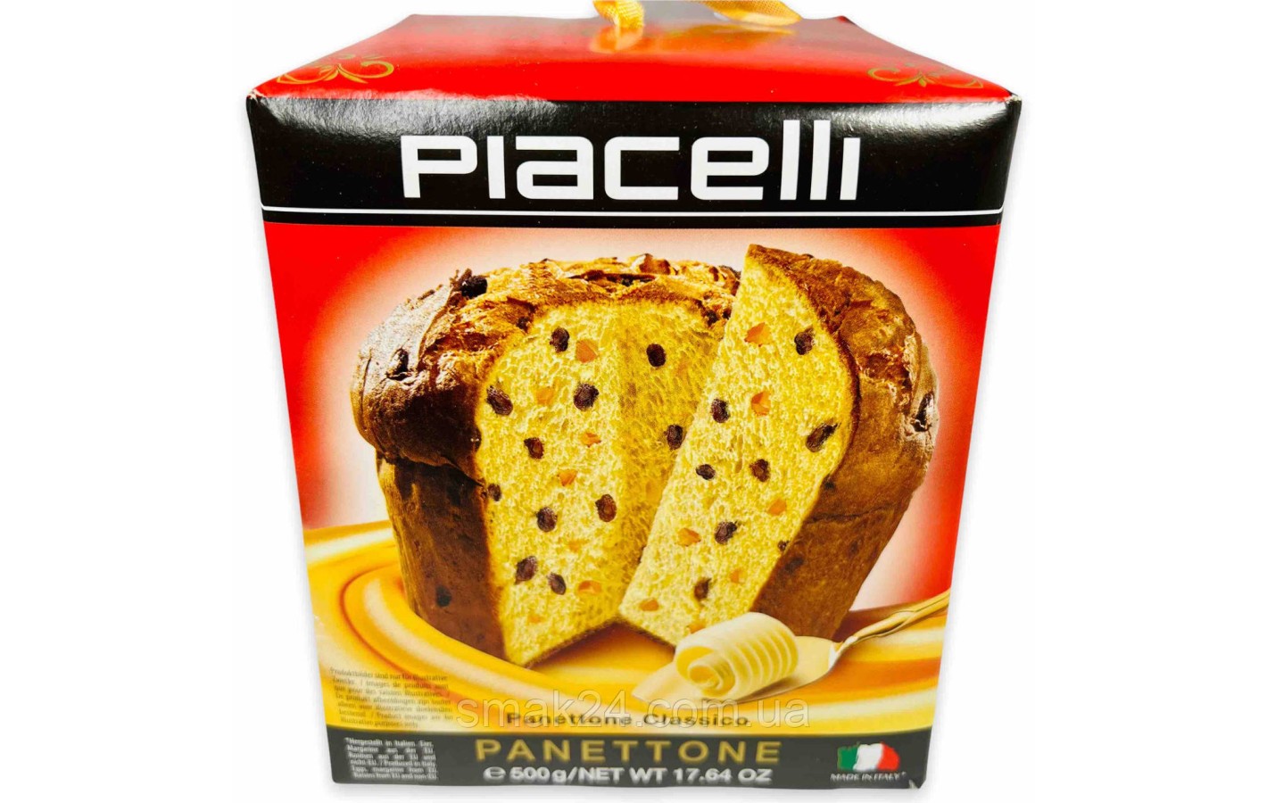 Панеттоне изюм и цукаты  Piacelli panettone classico 500г Италия