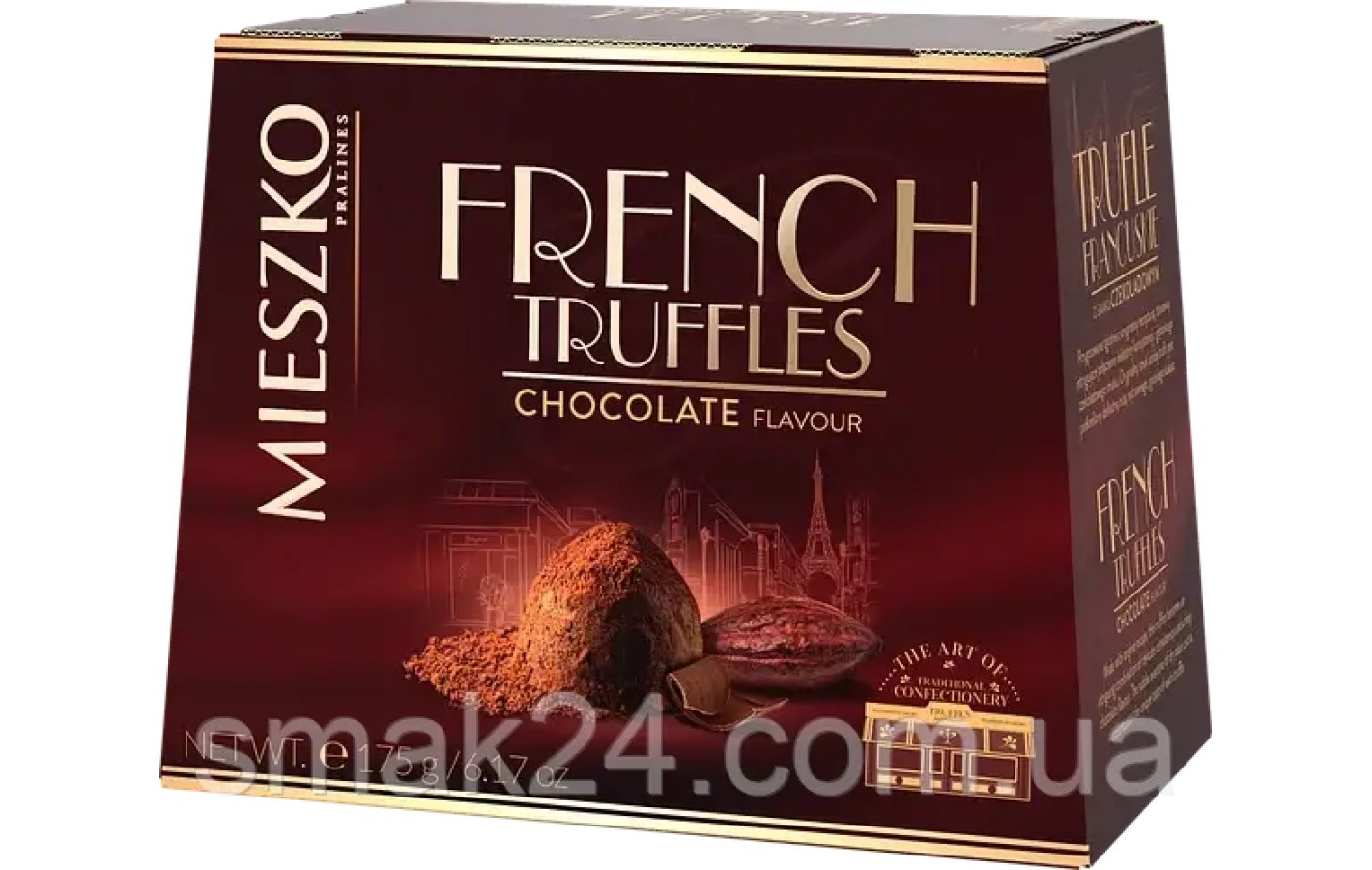 Конфеты Трюфельные со вкусом фундука Mieszko Trufle Klasyczne Orzechowym 175 г