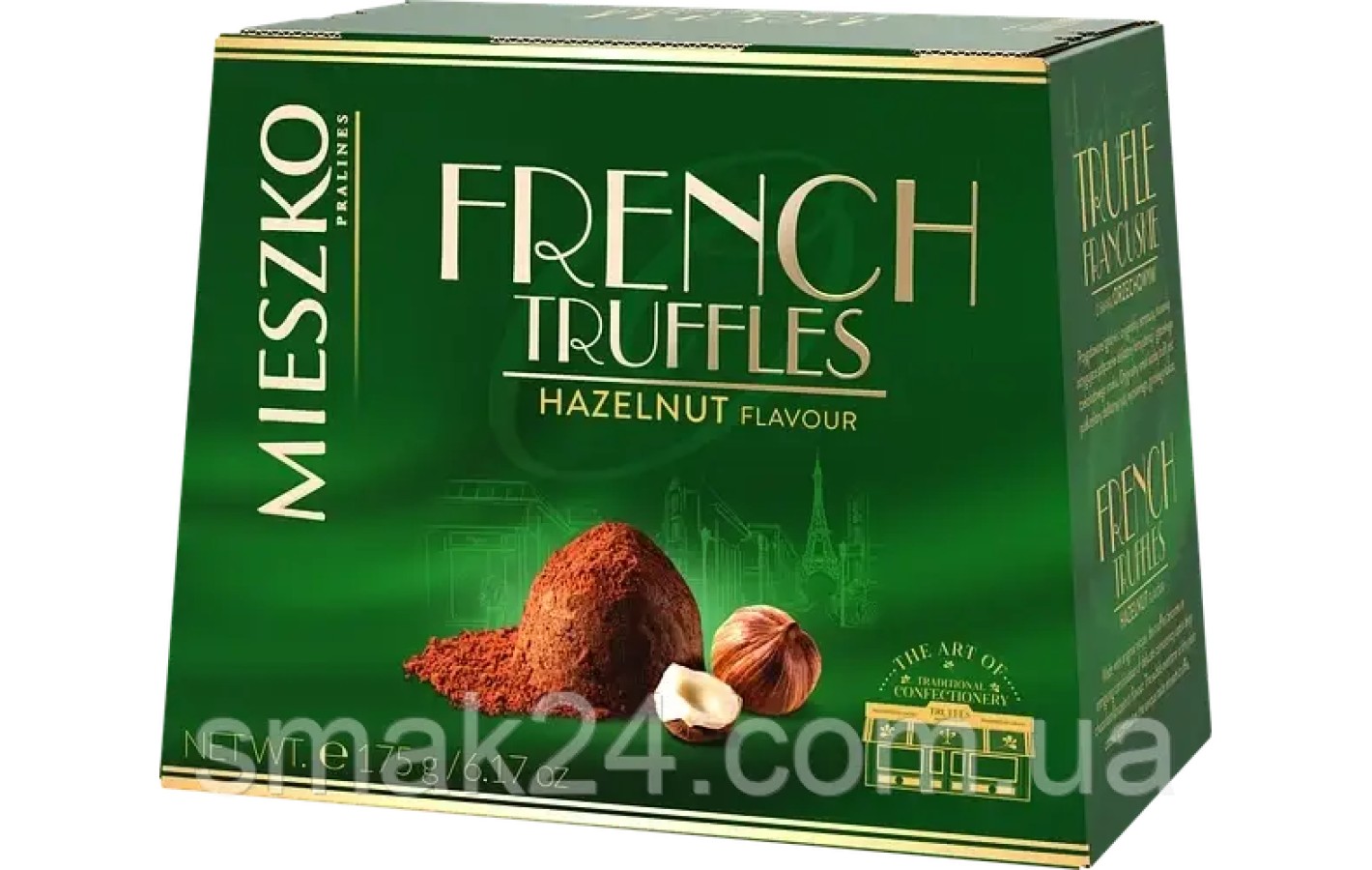 Конфеты Трюфельные со вкусом фундука Mieszko Trufle Klasyczne Orzechowym 175 г