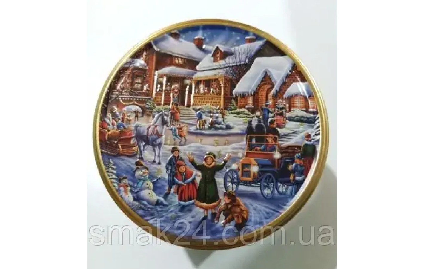 Печенье сливочное Ассорти Winter Village, в ж/б  340 г Дания
