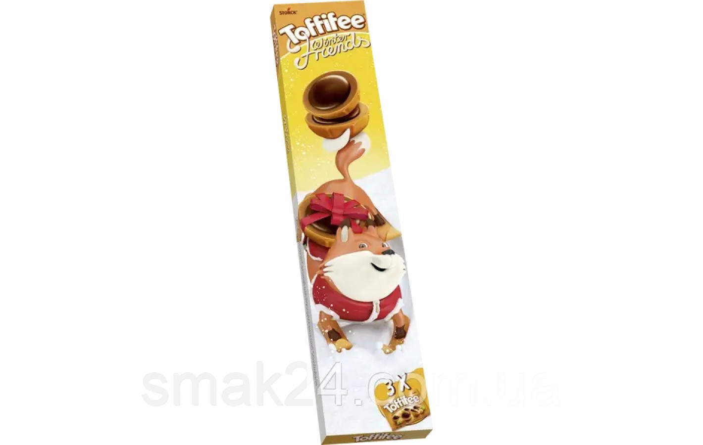 Конфеты Toffifee фундук в карамели с кремовой нугой и шоколадом (3штх125г) 375г Германия