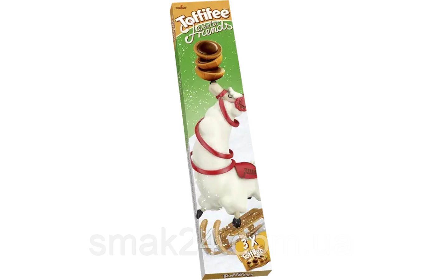 Конфеты Toffifee фундук в карамели с кремовой нугой и шоколадом (3штх125г) 375г Германия