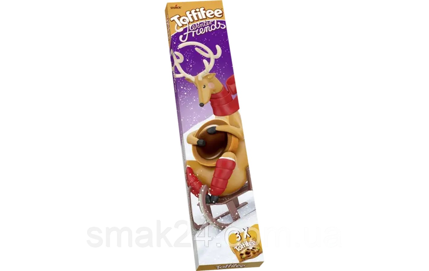 Конфеты Toffifee фундук в карамели с кремовой нугой и шоколадом (3штх125г) 375г Германия