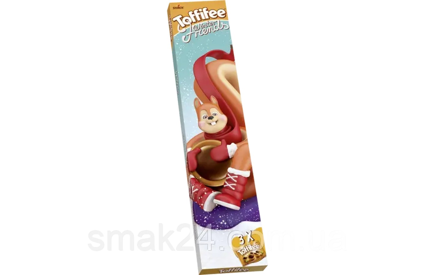 Конфеты Toffifee фундук в карамели с кремовой нугой и шоколадом (3штх125г) 375г Германия