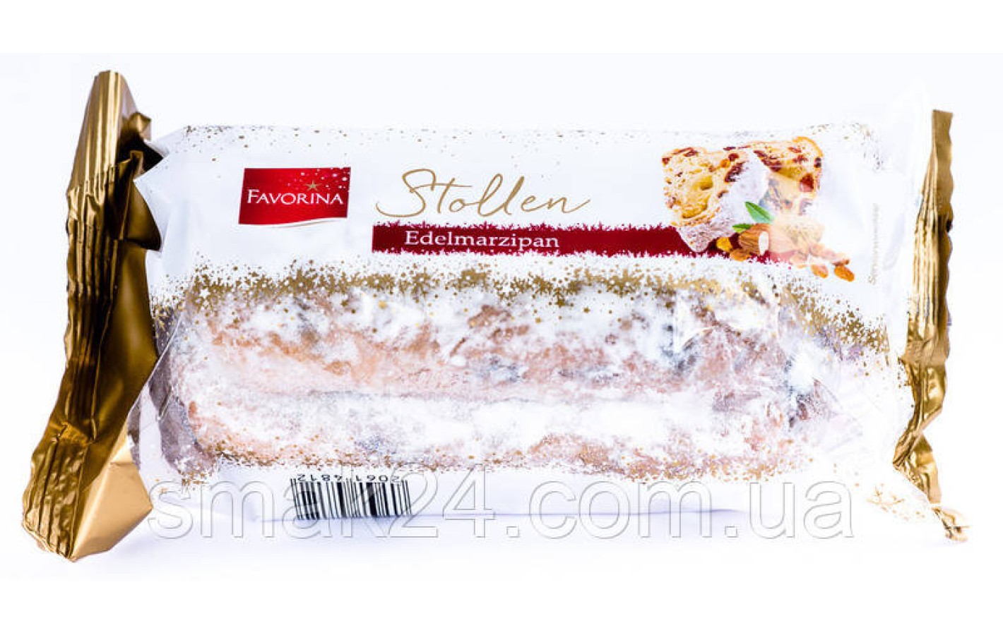 Рождественский штоллен с марципаном Favorina Stollen Edelmarzipan  Германия 1кг