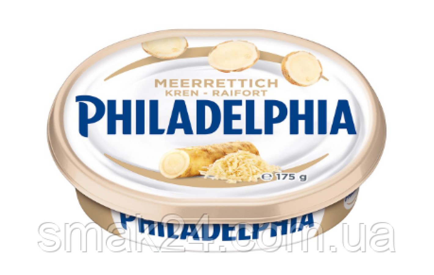 Сливочный сыр с хреном  Philadelphia Meerrettich 175 г Германия