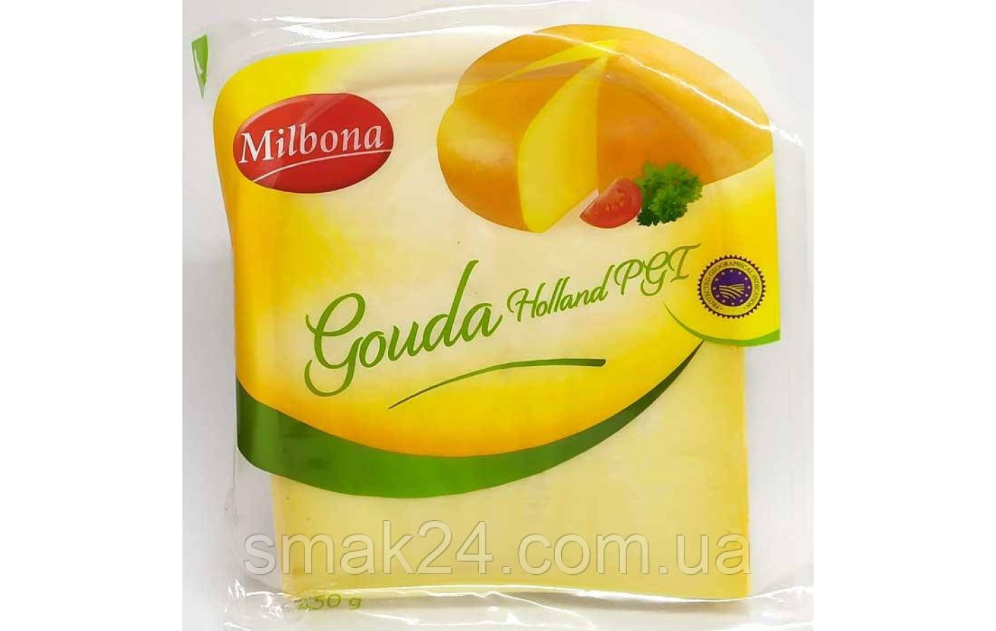 Сир Гауда 4 тижні витримки БЕЗ ЛАКТОЗИ Milbona 450 г Німеччина