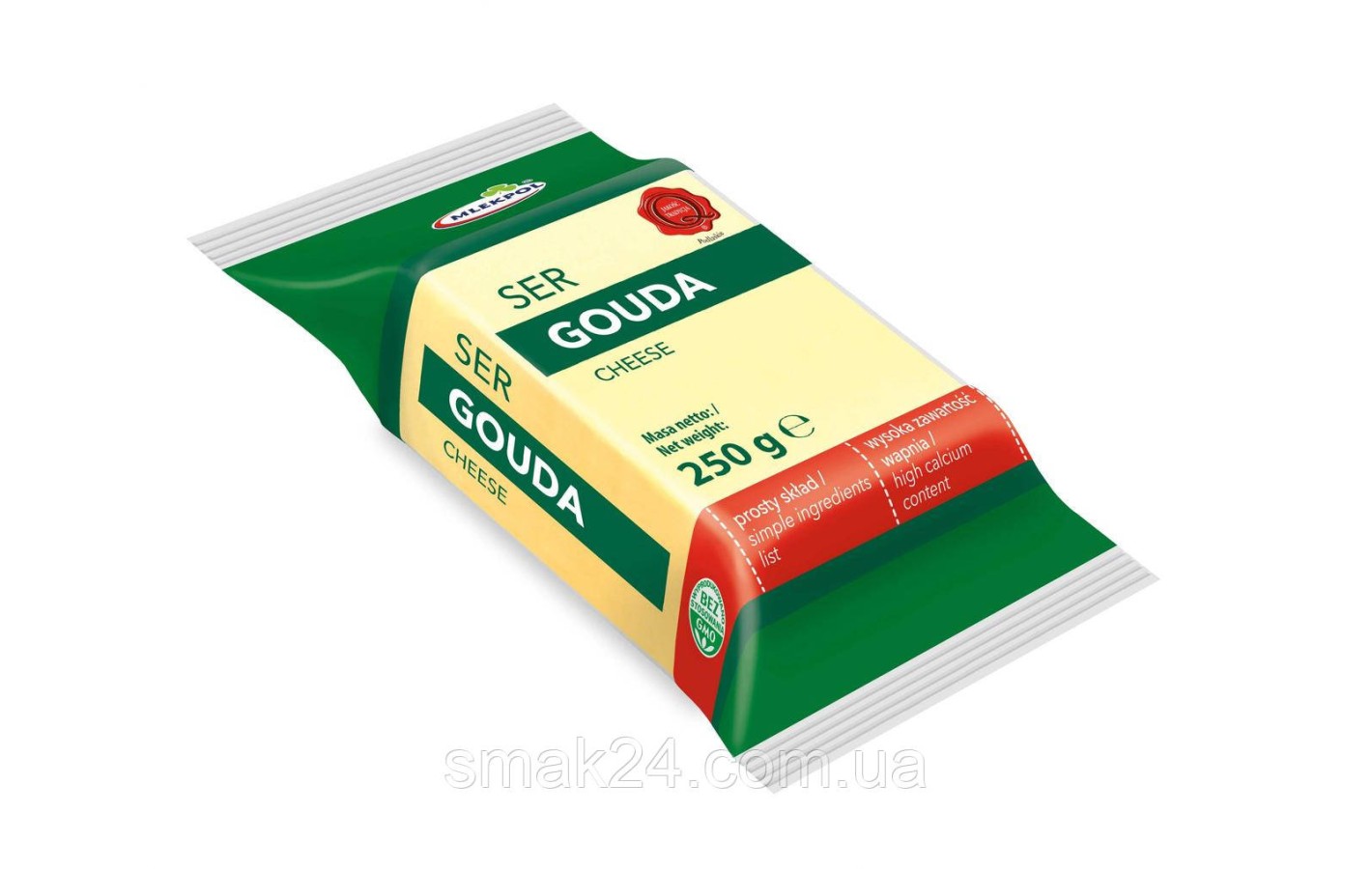 Сир Mlekpol Gouda 250 г Польща