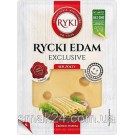 Сир слайсами БЕЗ ЛАКТОЗИ, БЕЗ КОНСЕВАНІВ Rycki Edam Exclusive 800 г Польща