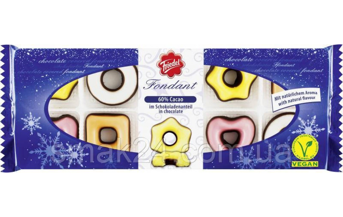 Шоколадный фондан Friedel Chocolate Covered Fondant 150г Германия