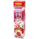 Трубочки для молока Клубника Woogie Straws with strawberry flavour (8шт.x4г) 32г Австрия