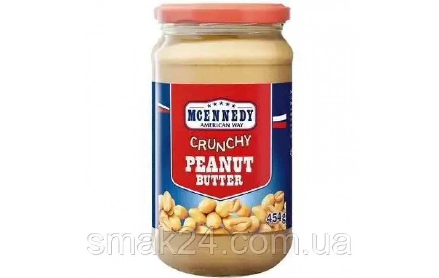 Арахісова паста Mcennedy Smooth Peanut Butter 454г