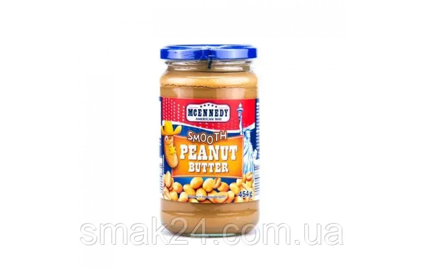 Арахісова паста Mcennedy Smooth Peanut Butter 454г