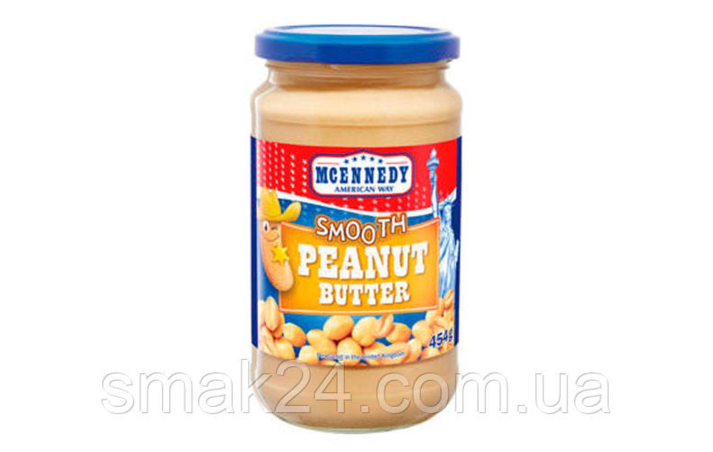 Арахісова паста Mcennedy Smooth Peanut Butter 454г