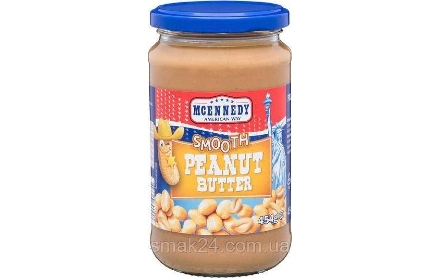 Арахісова паста Mcennedy Smooth Peanut Butter 454г