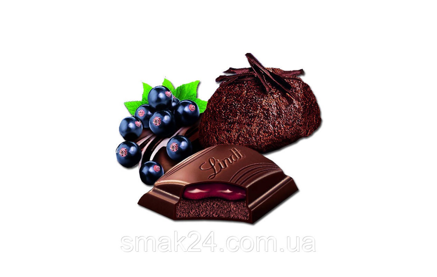 Шоколад черный Lindt Edelbitter Mousse Schwarze Johannisbeere  70%  150г Германия