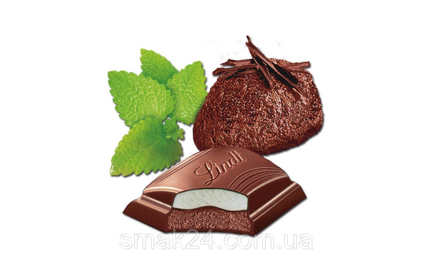 Шоколад Lindt Edelbitter Mousse Minze 70% 150 г Німеччина