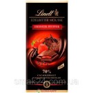 Шоколад Lindt Edelbitter Mousse Erdbeer Pfeffer 70%  150г Германия