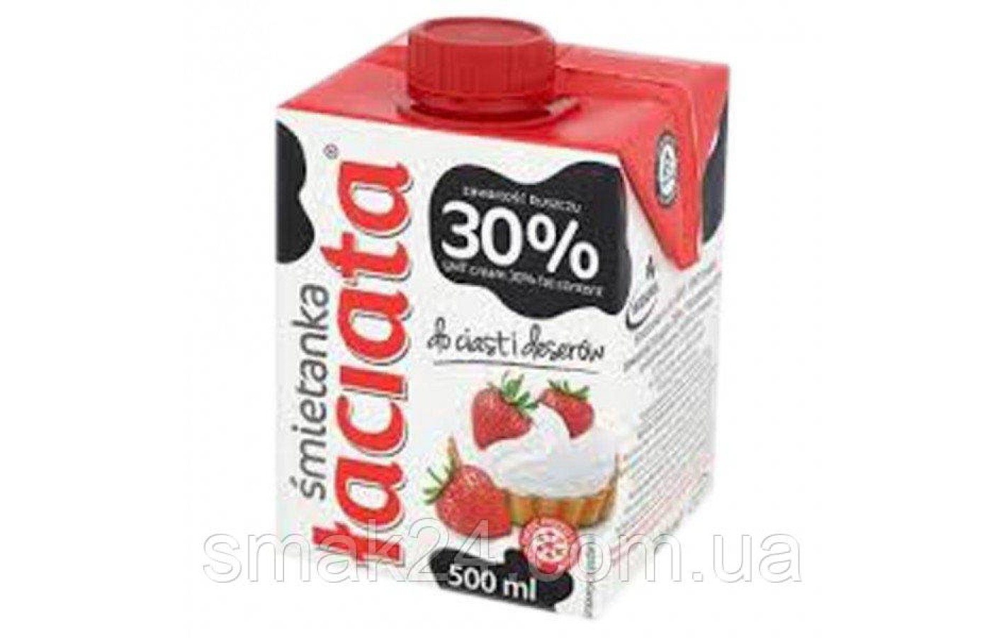 Вершки (Десертний крем) 30% Laciata Deserowa smietanka 500 мл Польща