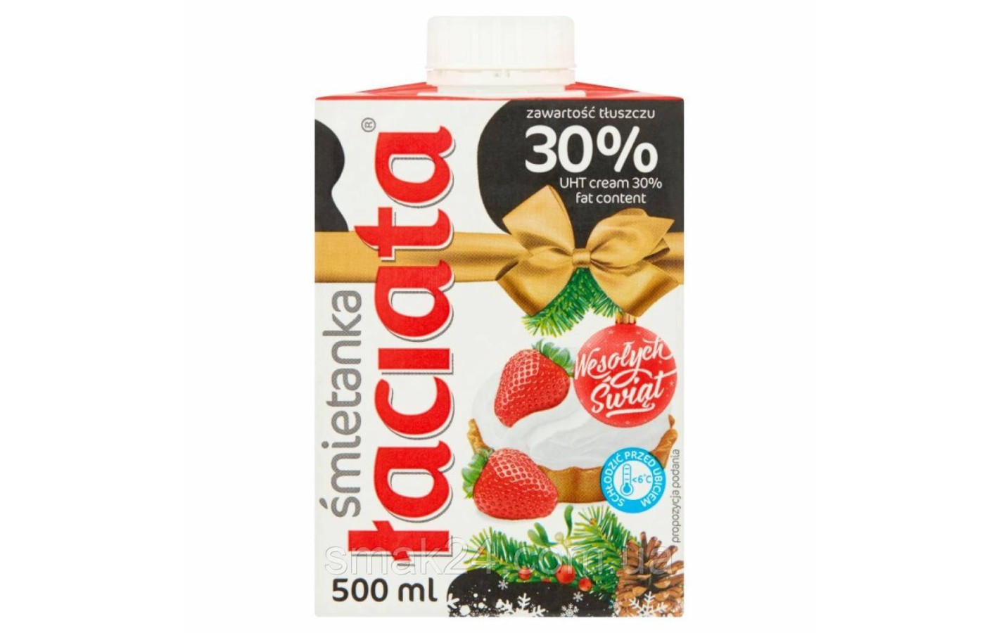 Вершки (Десертний крем) 30% Laciata Deserowa smietanka 500 мл Польща
