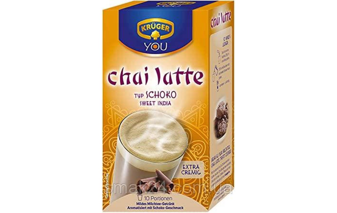 Молочный чай Kruger Chai Latte Schoko (10штх25г)  250г Германия
